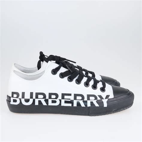 burberry men's larkhall logo sneaker|Burberry Larkhall Logo Leather Sneakers .